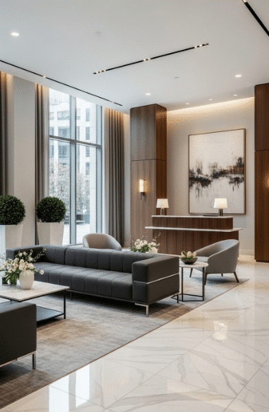 Hotel lobby